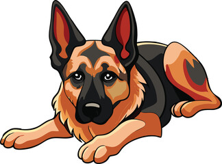 A collection of stylized dog illustrations