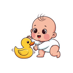 cute baby icon very cool design