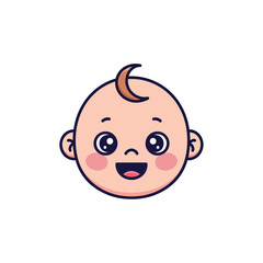 cute baby icon very cool design