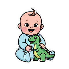cute baby icon very cool design
