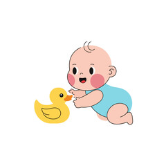 cute baby icon very cool design