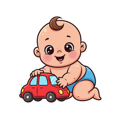 cute baby icon very cool design