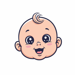 cute baby icon very cool design