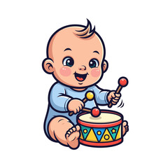 cute baby icon very cool design
