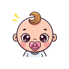 cute baby icon very cool design