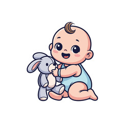 cute baby icon very cool design