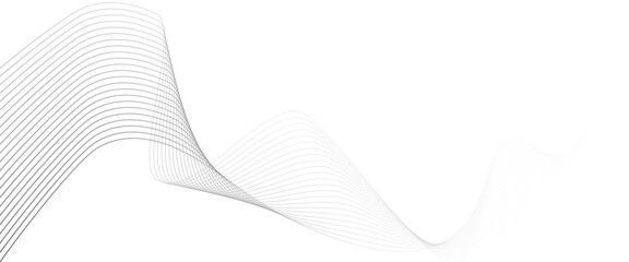 Vector abstract geometric wave line flowing particles future technology concept for banner, template, wallpaper background