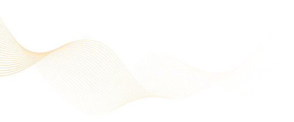 Vector stylized wave technology concept lines abstract background with flowing.