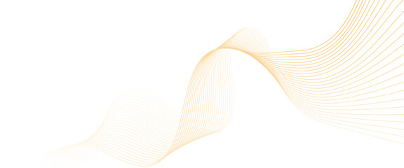 Vector technology abstract wave lines with flowing background