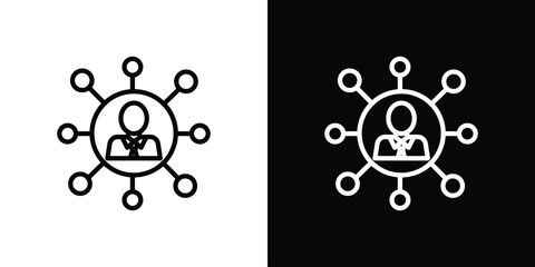 Affiliate marketing icon vector, Symbol, logo illustrations