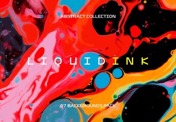 Fluid Ink Backgrounds