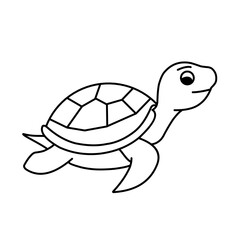 line vector turtle 