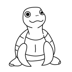 line vector turtle 