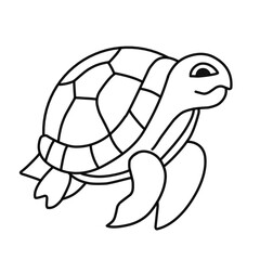 line vector turtle 