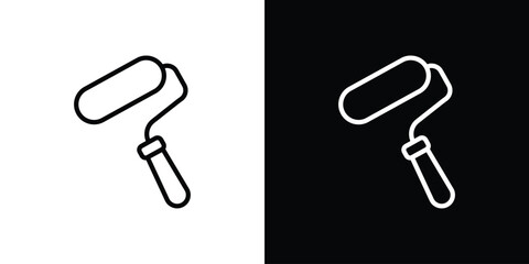 Paint roller icon vector, Symbol, logo illustrations