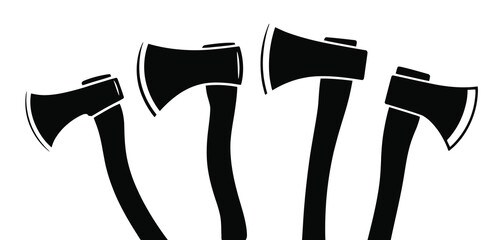 Silhouette of Different Size Axes