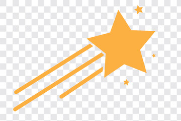 Shooting stars icons. Star trail sign Vector Illustration. Illustrator vector star modern icon design. EPS 10