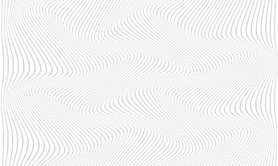 abstract grey thin line wave pattern suitable for background.