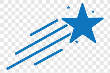Shooting stars icons. Star trail sign Vector Illustration. Illustrator vector star modern icon design. EPS 10