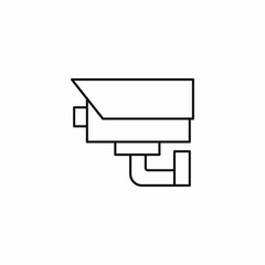 security camera surveillance icon sign vector