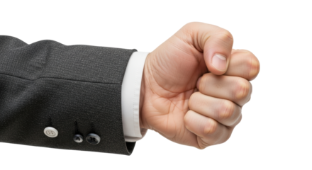 Isolated Clenched Fist