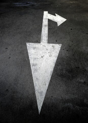 Ground direction arrow