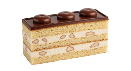 Isolated Slice of Cake