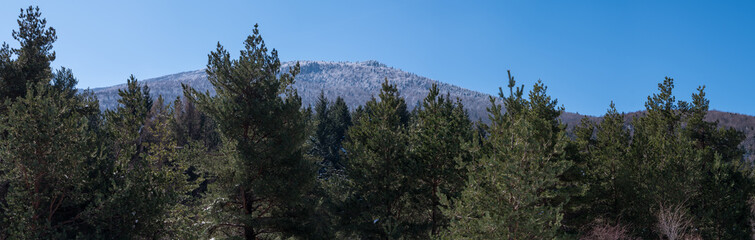 Panorama shot of the Pelister National Park, North Macedonia