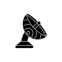 creative details Outline silhouette Radar Icon vector illustration 