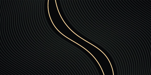 Gradient black backgrounds with golden frames vectormodern line sport