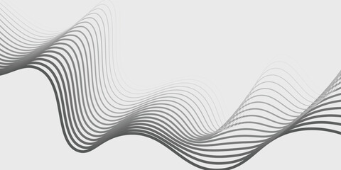 Abstract vector background with black wavy lines modern sport background
