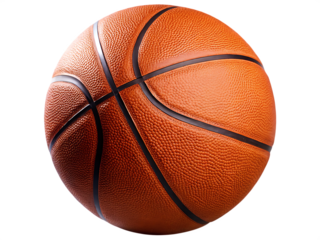  basketball ball isolated on white background PNG, AI GENERATED