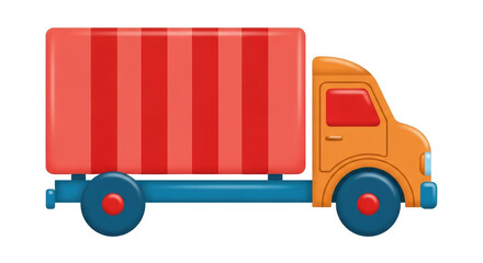 Isolated Toy Truck