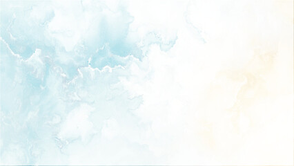 Soft, ethereal light blue watercolor wash, subtle brushstrokes, gradient transitions, spring, blue.