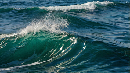 Blue Ocean Surface Texture for Background Design