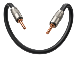 Bi-directional speaker wire allowing for reversible signal flow, designed for use in a convertible entertainment space.