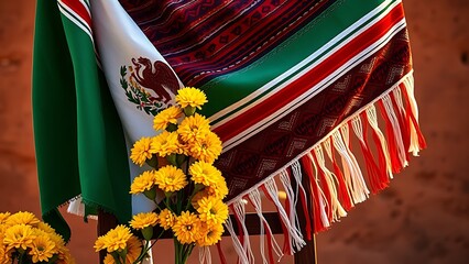 Traditional kueh lapis dessert with red and white frosting patterns on marble plate.