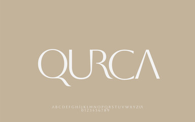 Elegant and Minimal Serif Font for Luxury Branding and Editorial Design
