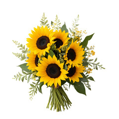 Obraz premium bouquet of sunflowers