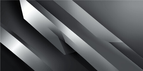Abstract metallic background with geometric lines for a futuristic technology design