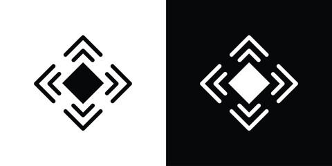 Obraz premium Flexibility icon vector, Symbol, logo illustrations