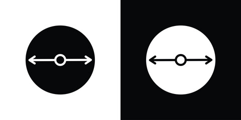 Diameter icon vector design element vector eps 10