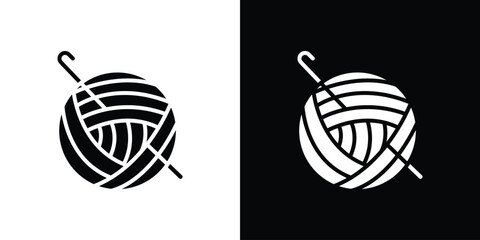 Crochet icon vector design element vector eps 10