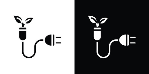 Biomass energy icon vector design element vector eps 10