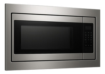 Fototapeta premium Built-in microwave with an integrated trim kit for a seamless look in a cottage-style kitchen.