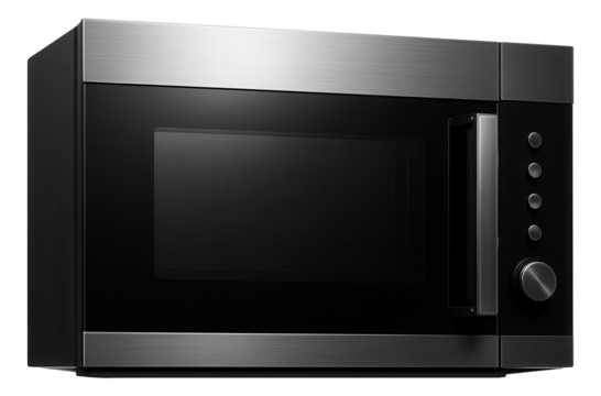 Built-in microwave with an eco mode for energy efficiency in an environmentally-friendly residence.