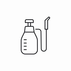gardening spray tool icon sign vector