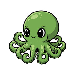 Cute sea creature icons very cool design