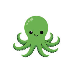 Cute sea creature icons very cool design