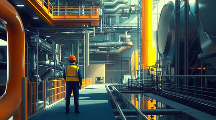 Fototapeta premium Safety is always a priority in engineering design.